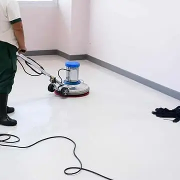 Supporting material and condition detail for Vinyl floor polishing Auckland